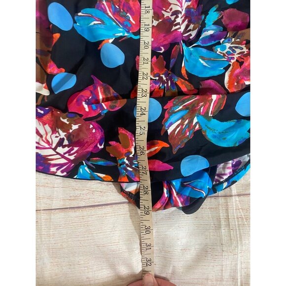 Maxine Of Hollywood Women's Multi Color Floral Retro One Piece Swimsuit - 20W - Picture 3 of 10